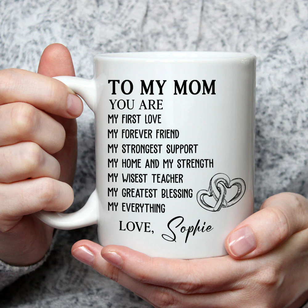 Mom Is My Everything - Personalized Custom Mug - Image 3