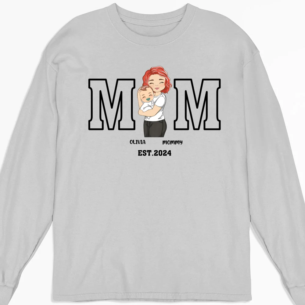Mommy Is Happy To Have Me - Personalized Custom Shirt - Image 10