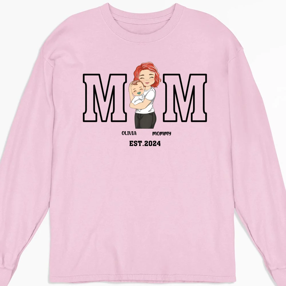 Mommy Is Happy To Have Me - Personalized Custom Shirt - Image 11