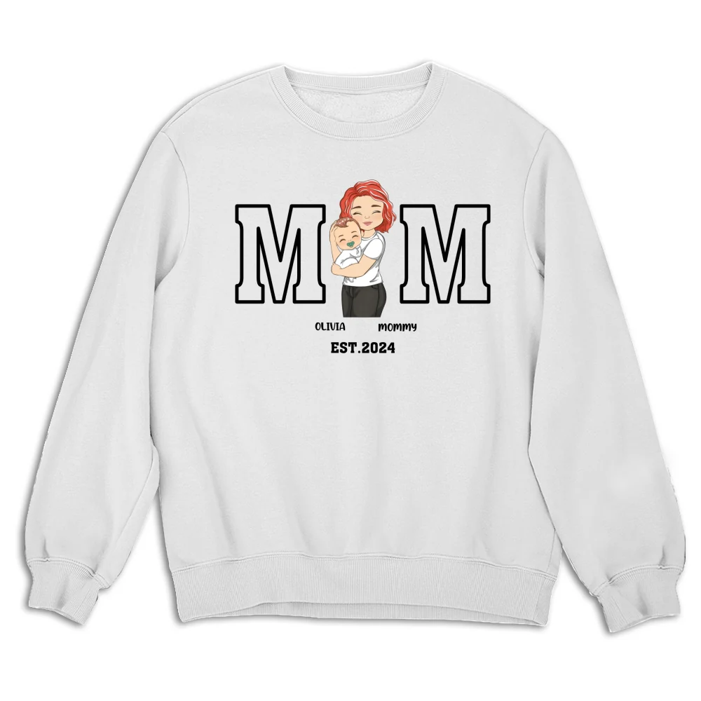 Mommy Is Happy To Have Me - Personalized Custom Shirt - Image 12