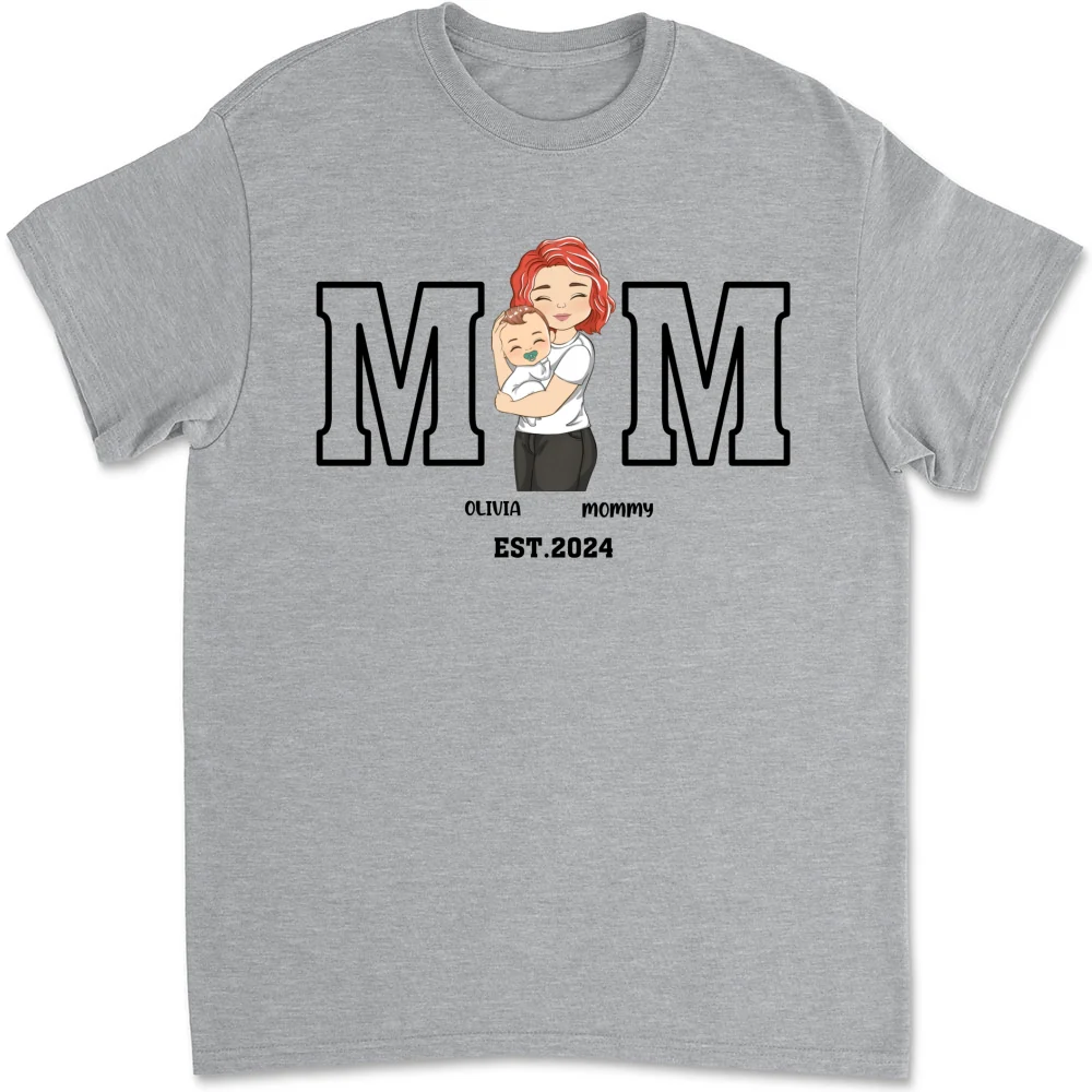 Mommy Is Happy To Have Me - Personalized Custom Shirt - Image 6