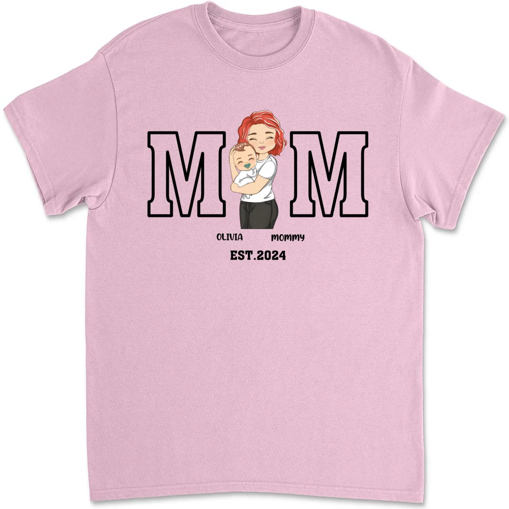 Mommy Is Happy To Have Me - Personalized Custom Shirt - Image 8
