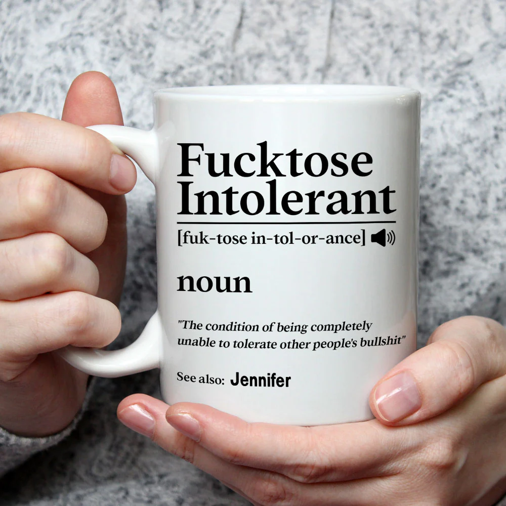 Morning Intolerant - Personalized Custom Mug - Image 3