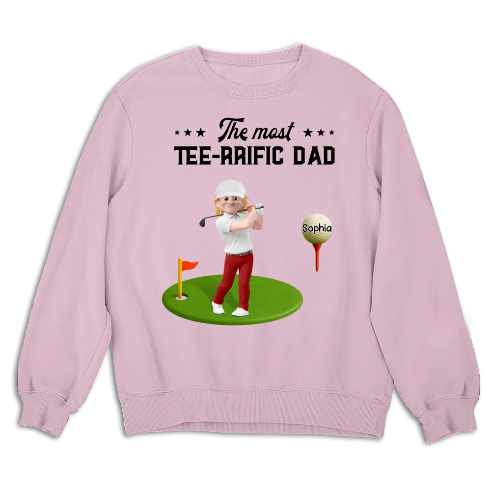 Most Terrific Golf Dad - Personalized Custom Shirt - Image 15