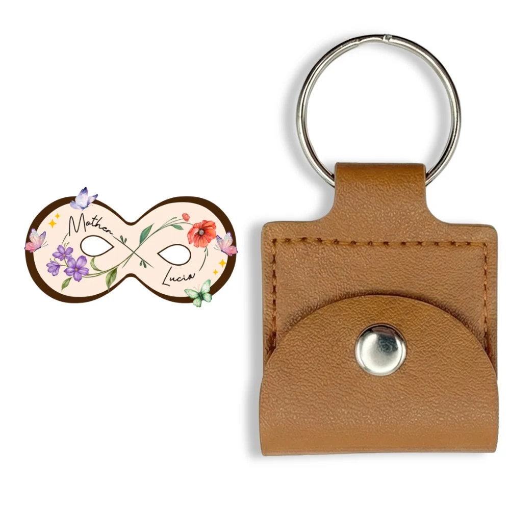 Mother And Daughter Forever Linked Together - Personalized Custom Wooden Pocket Hug - Image 5