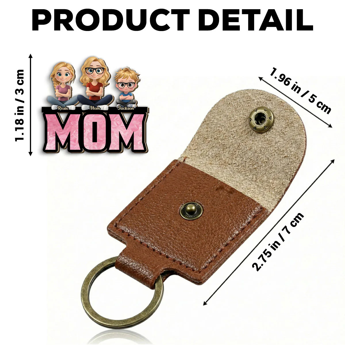Mother Is Our Sunshine - Personalized Custom Wooden Pocket Hug - Image 5