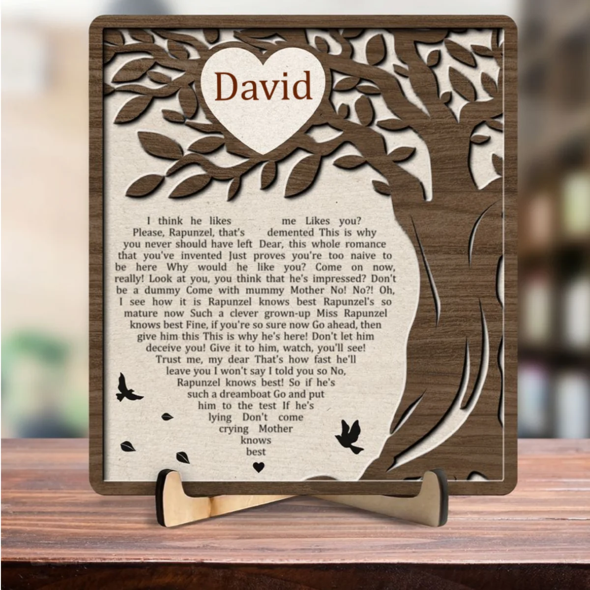 Mother Knows Best - Personalized Custom Wooden Plaque - Image 5