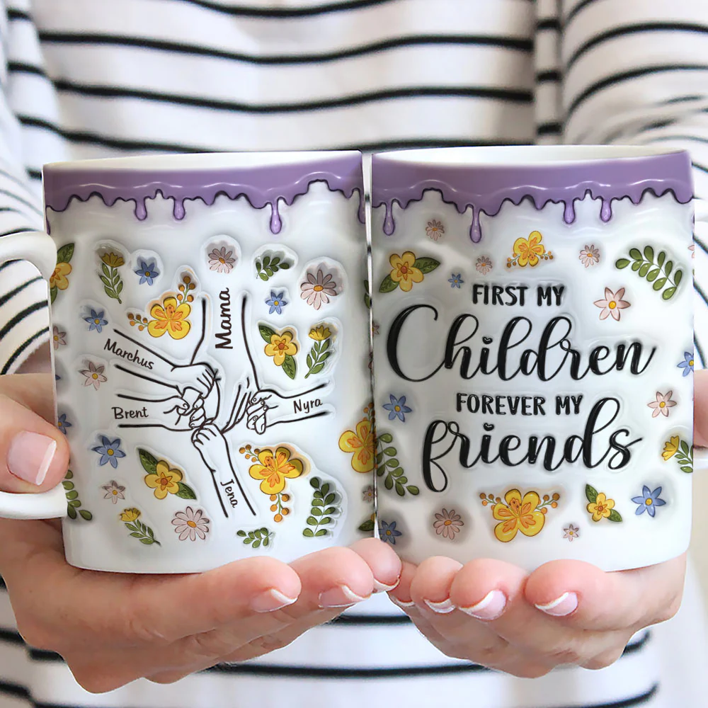 My Beloved Daughter - Personalized Custom 3D Inflated Effect Mug - Image 4