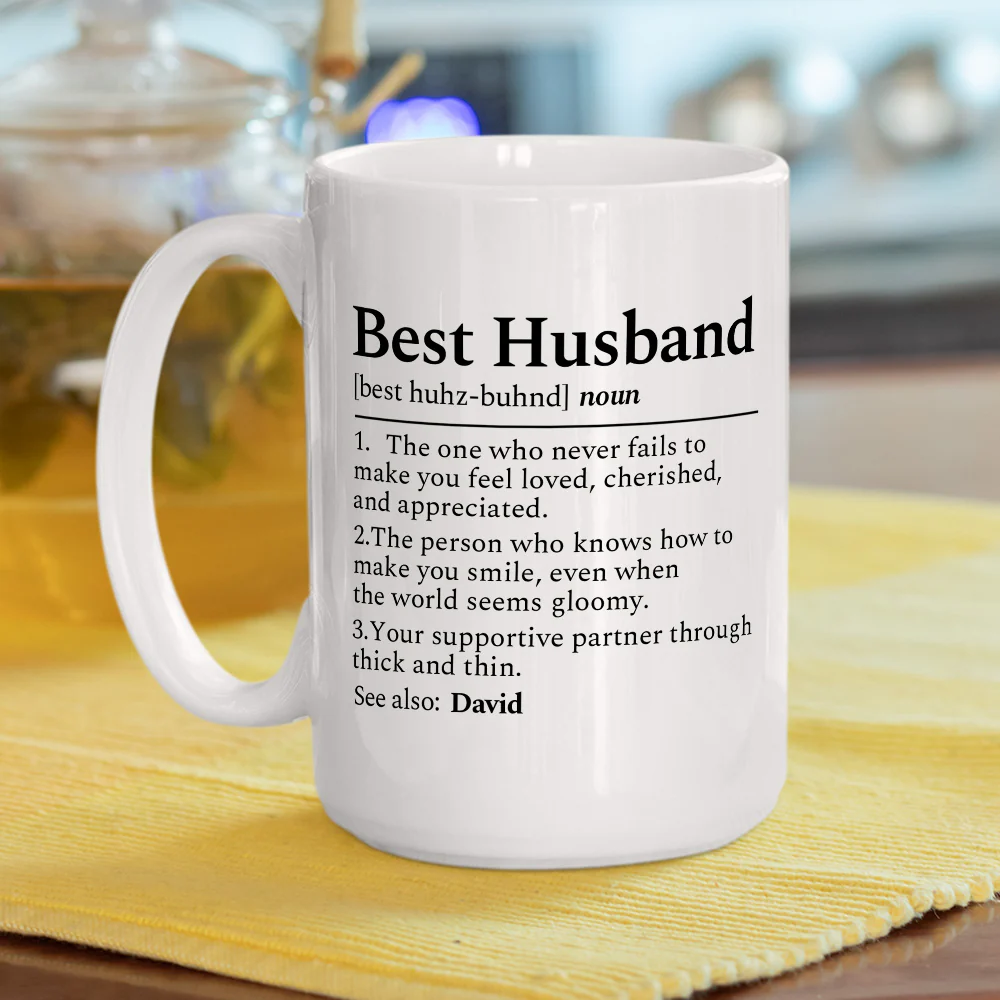 My Best Husband - Personalized Custom Coffee Mug - Image 4