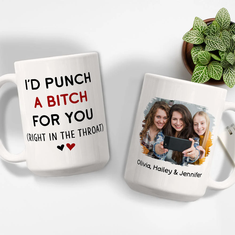 My BFF - Personalized Custom Coffee Mug - Image 4