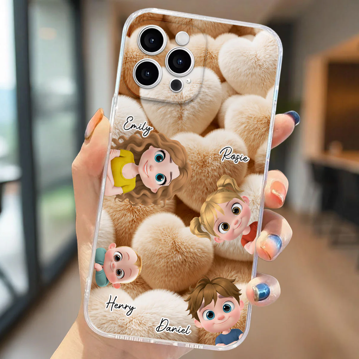 My Cute Grandkids - Personalized Custom 3D Effect Phone Case - Image 2