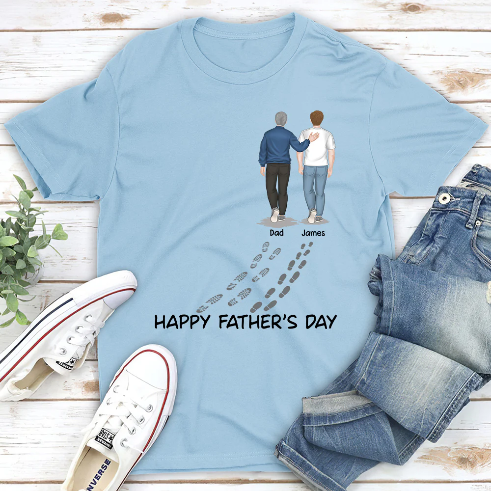 My Dad Is My Hero - Personalized Custom Shirt - Image 3