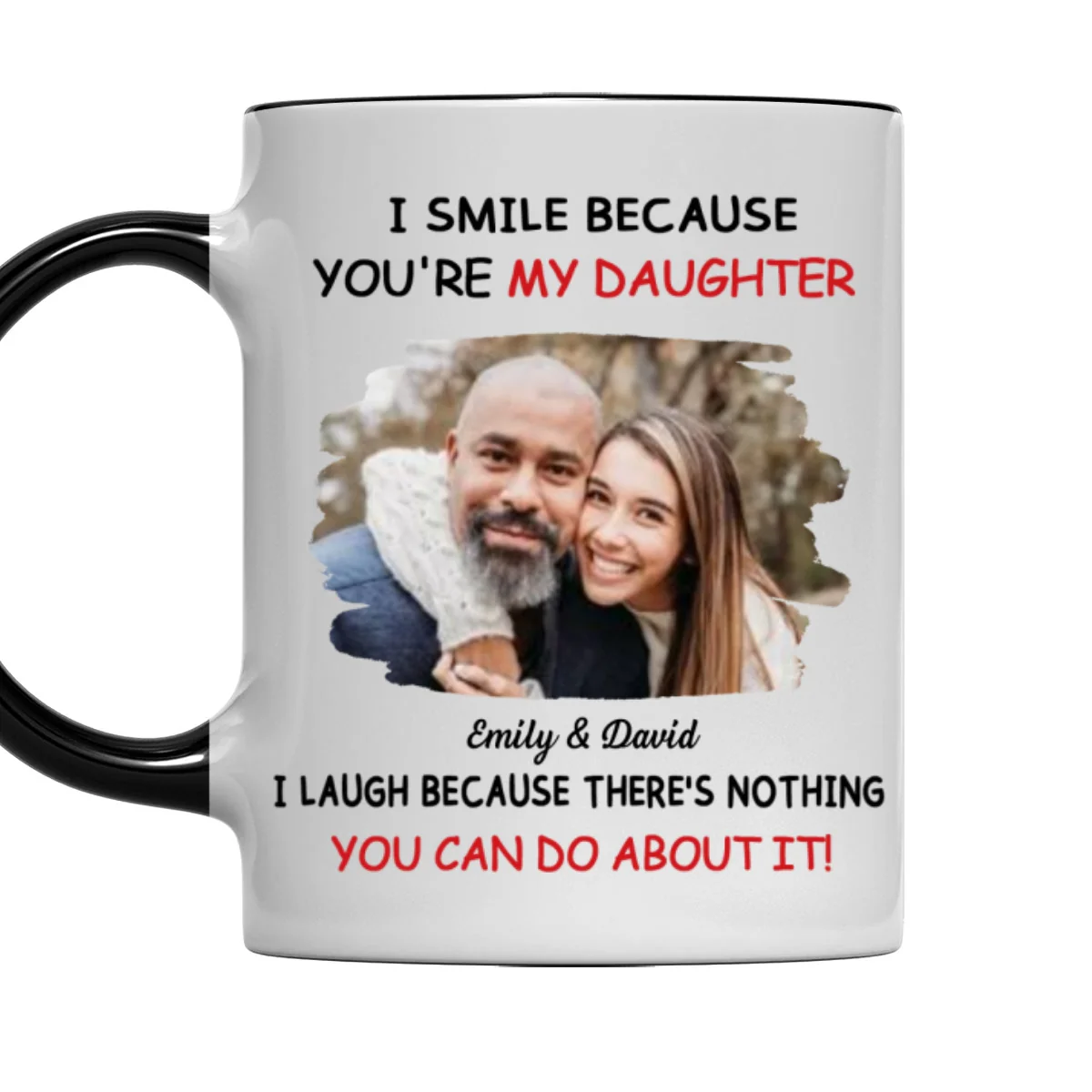 My Daughter Photo - Personalized Custom Accent Mug - Image 5
