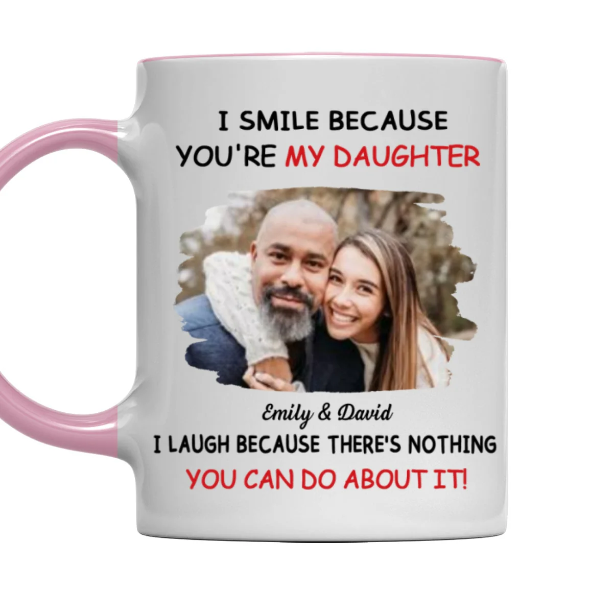 My Daughter Photo - Personalized Custom Accent Mug - Image 7