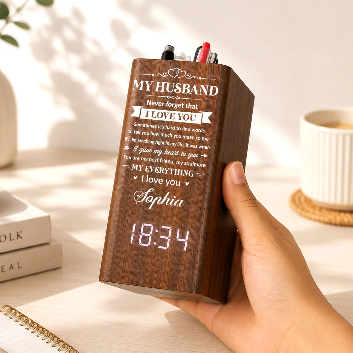 My Everything - Personalized Custom Pen Holder - Image 3