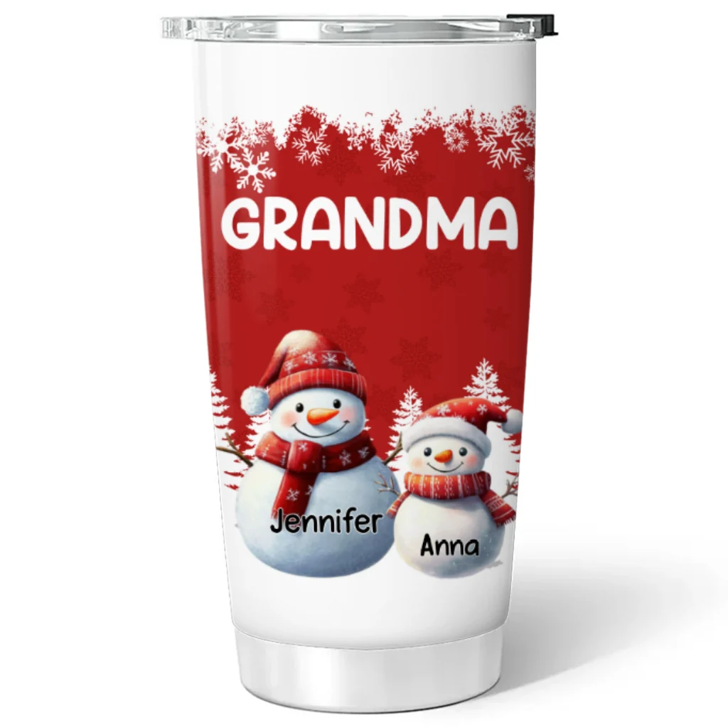 My Fav People Call Me Grandma - Personalized Custom Tumbler - Image 5