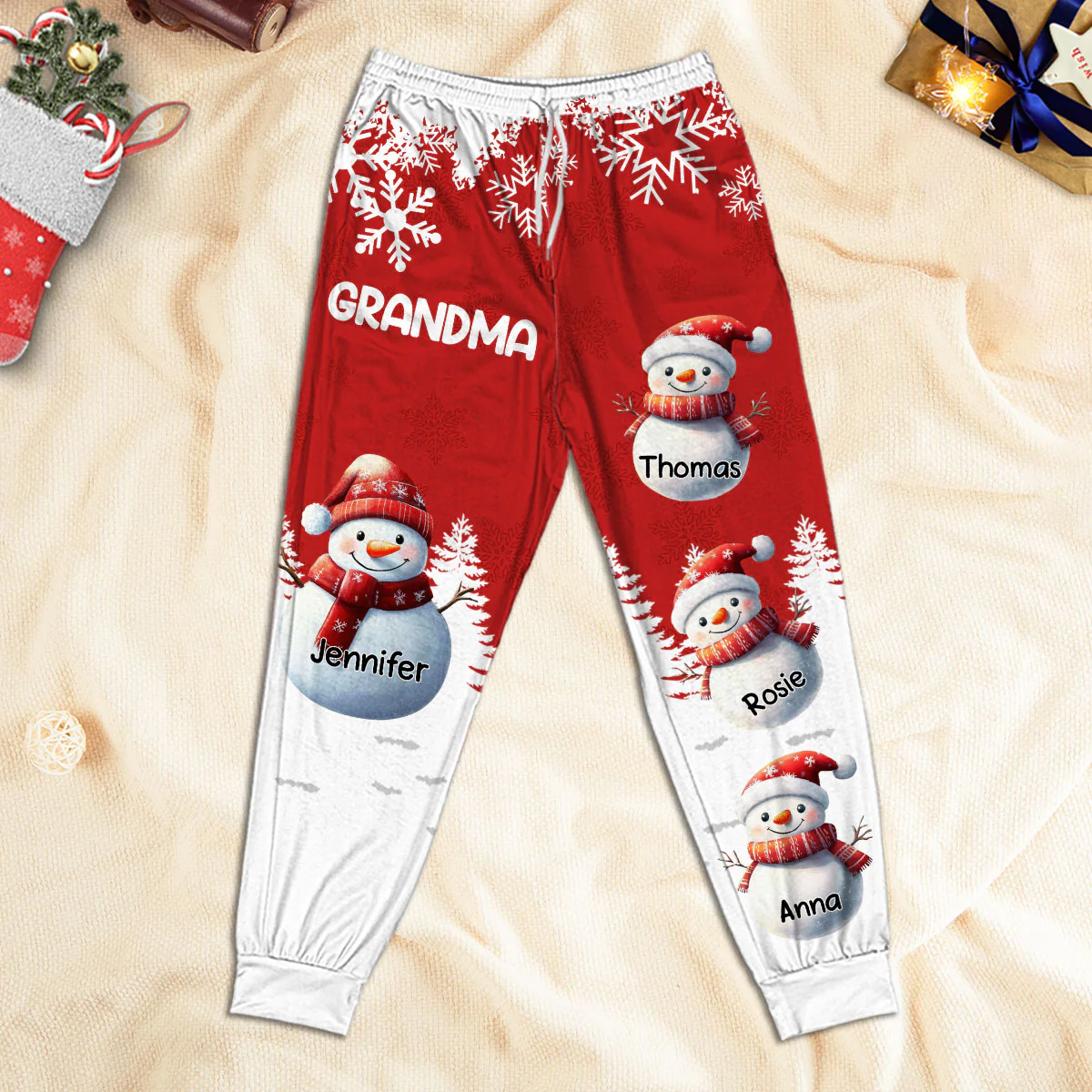My Fav People Call Me - Personalized Custom Pajama Pants - Image 4