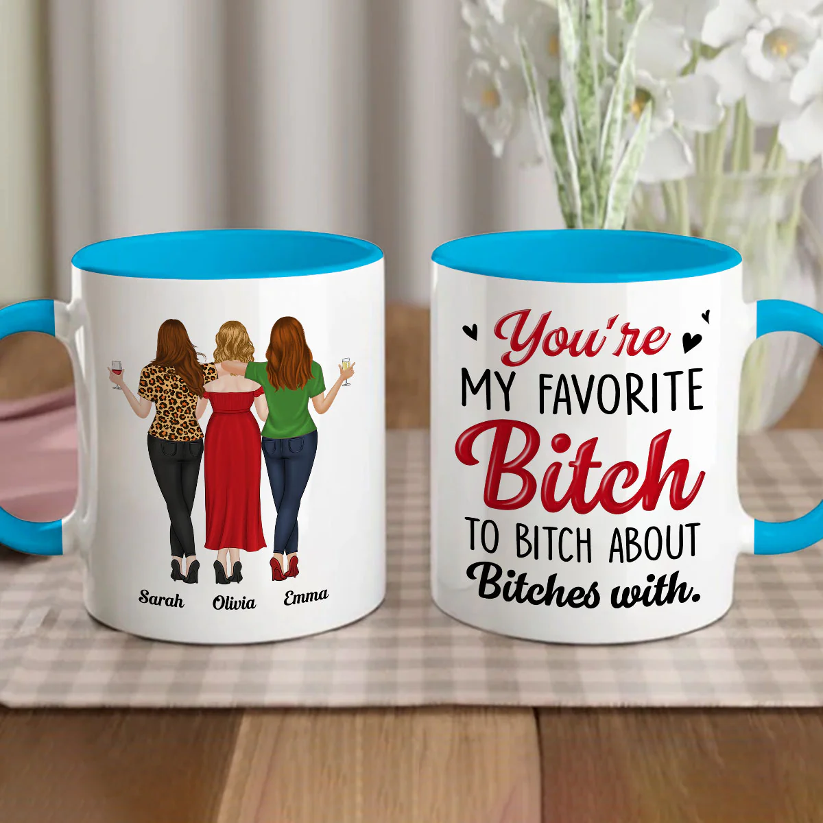 My Fav - Personalized Custom Accent Mug - Image 2