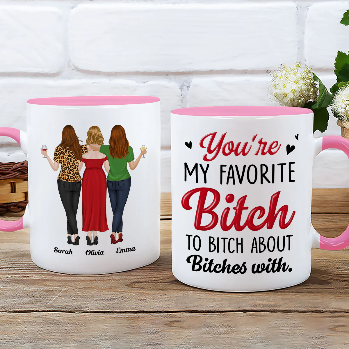 My Fav - Personalized Custom Accent Mug - Image 3