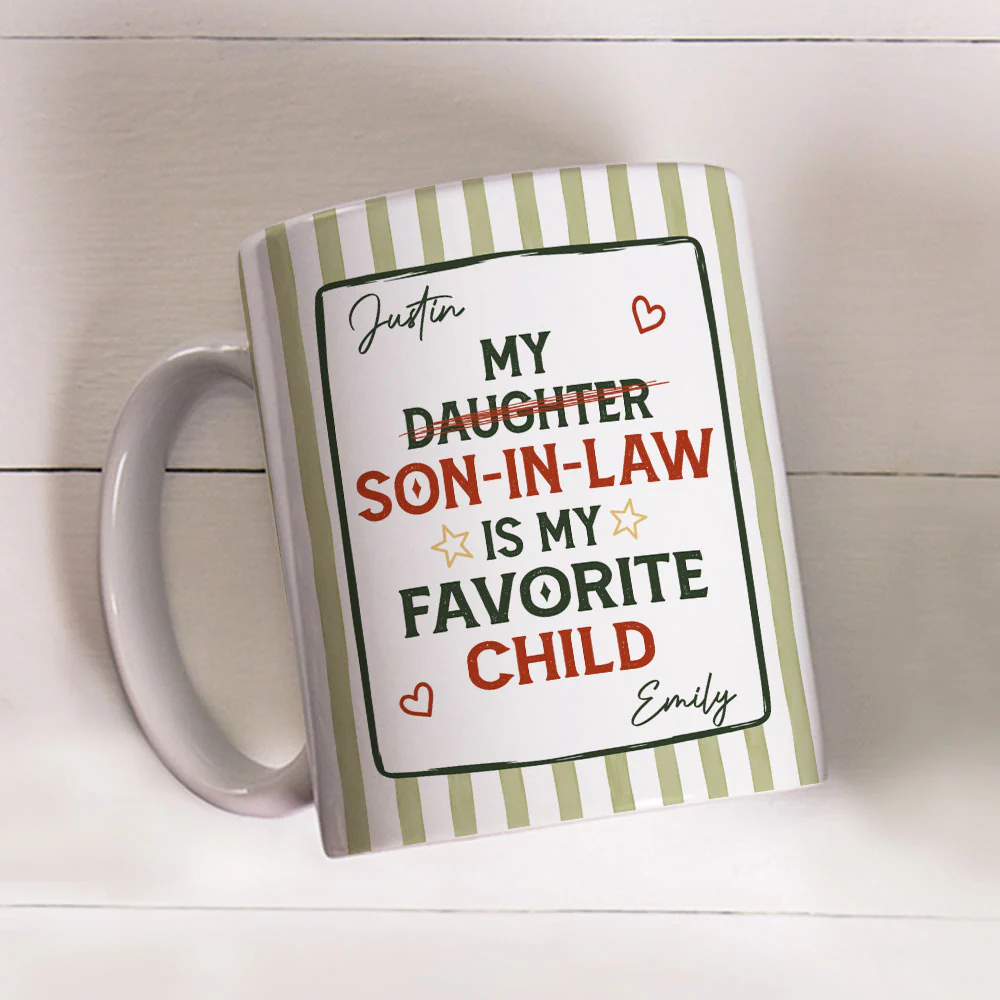 My Favorite Child - Personalized Custom Coffee Mug - Image 2