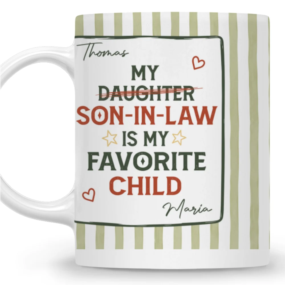 My Favorite Child - Personalized Custom Coffee Mug - Image 9