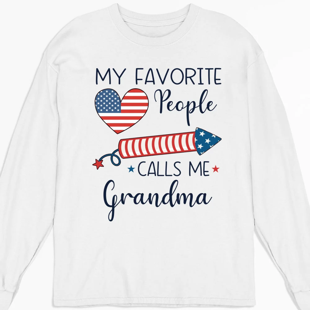 My Favorite People Calls Me Love - Personalized Custom Shirt - Image 10