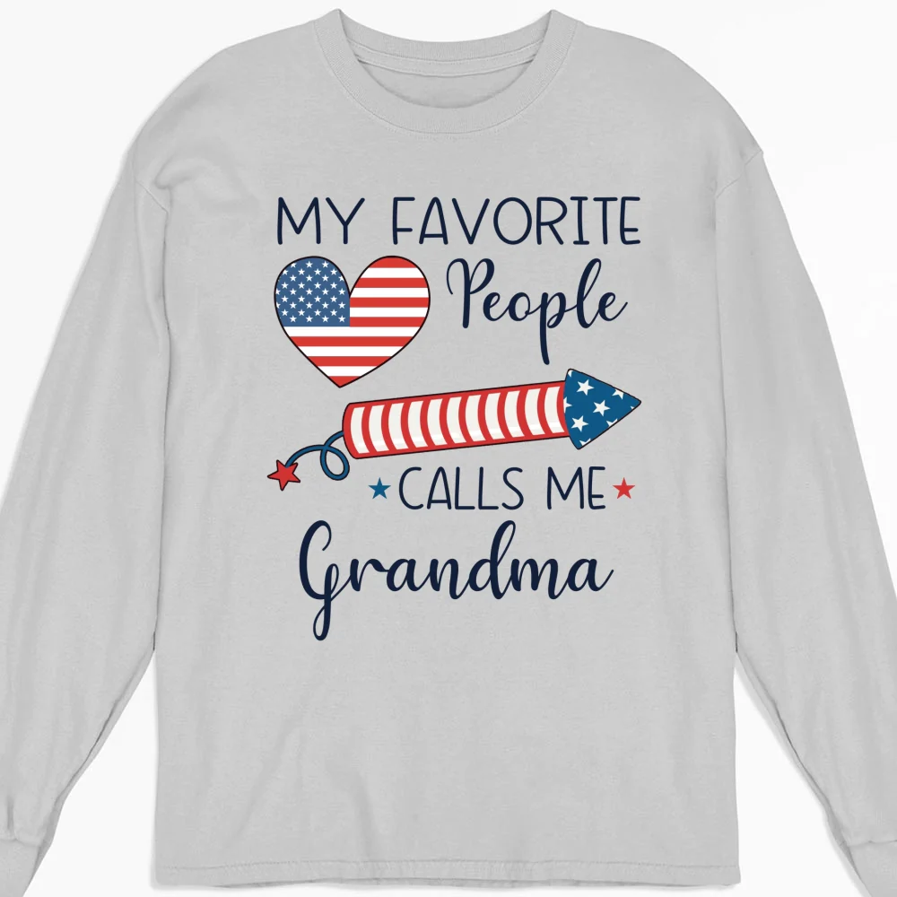 My Favorite People Calls Me Love - Personalized Custom Shirt - Image 11