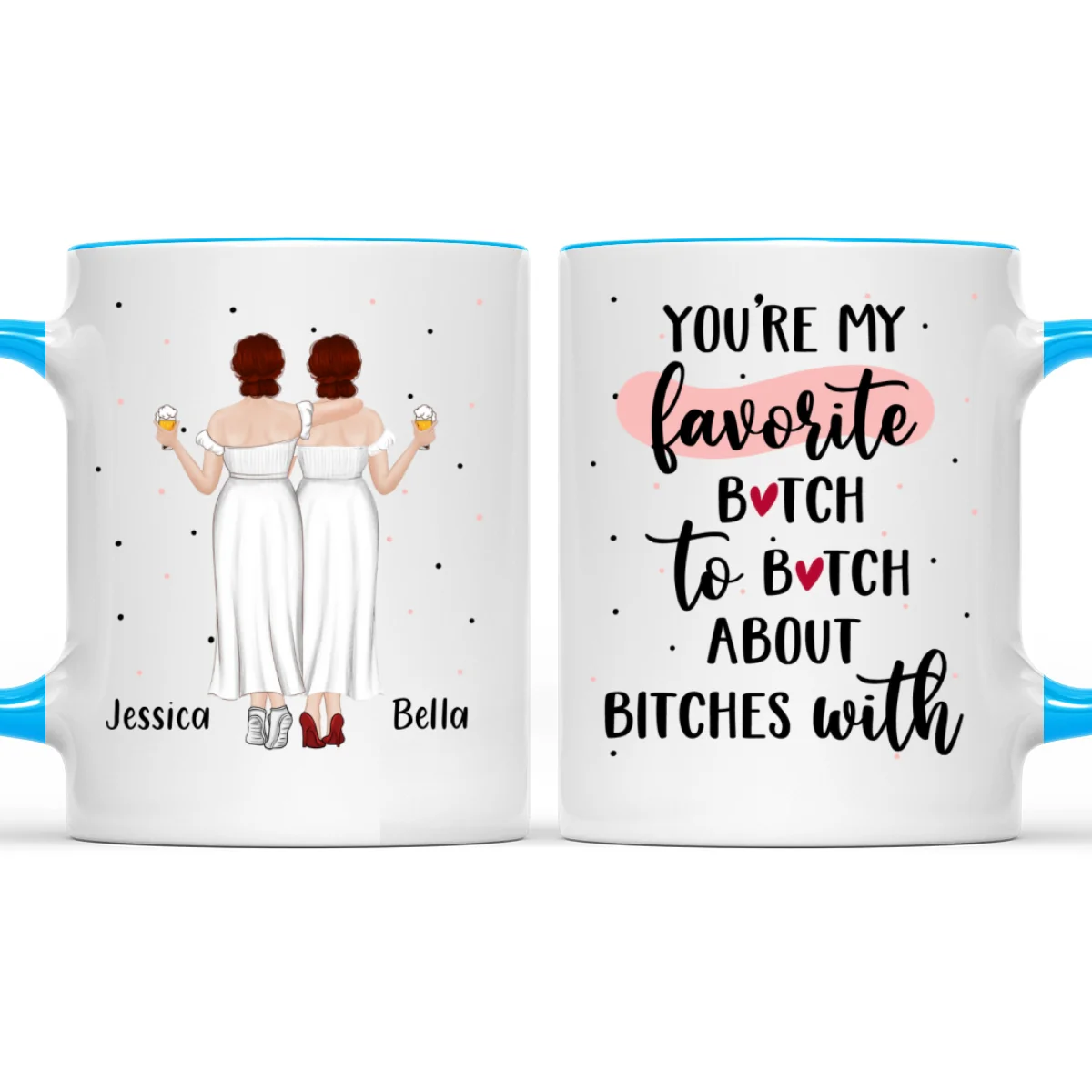 My Favorite - Personalized Custom Accent Mug - Image 8
