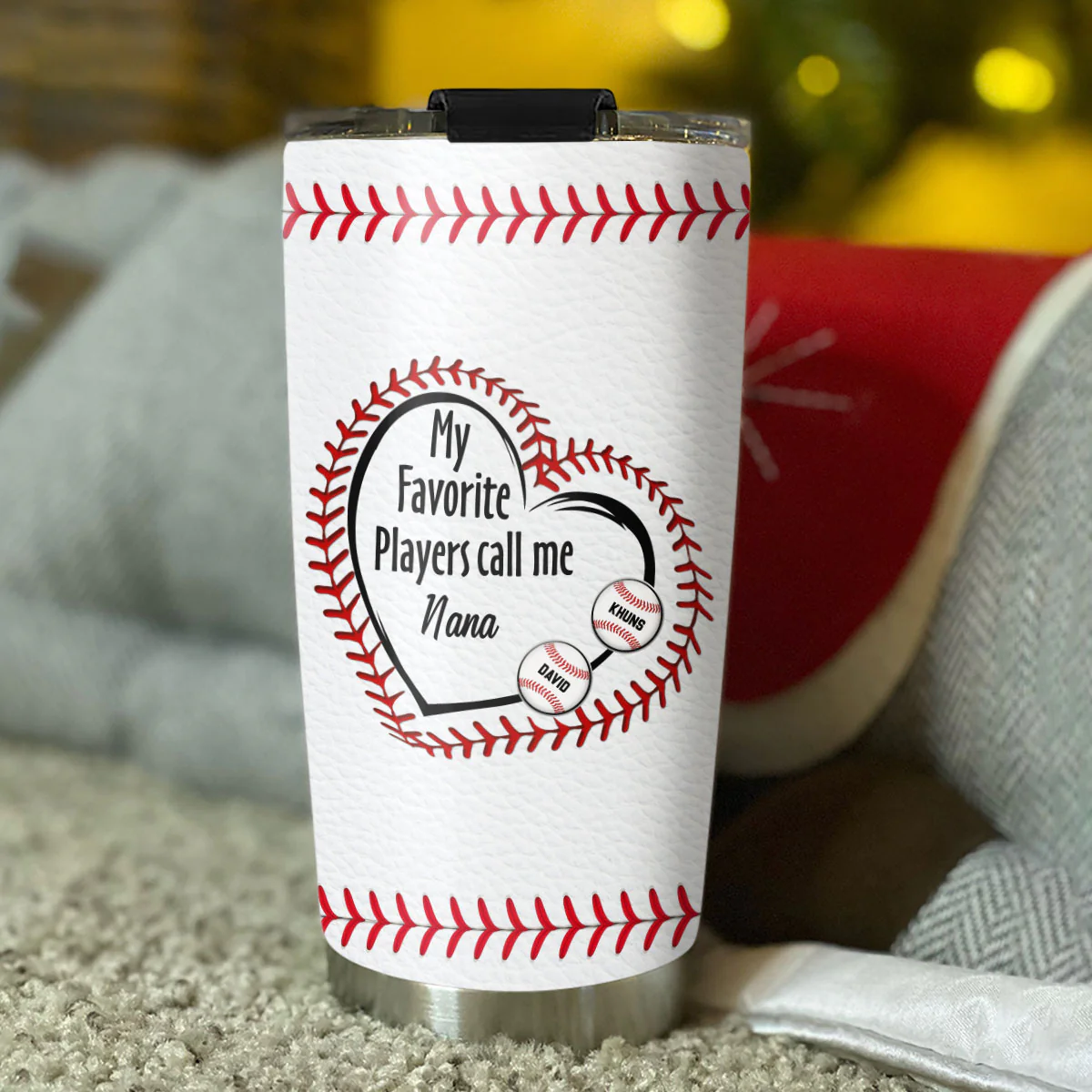 My Favorite Players Call Me - Personalized Custom Tumbler - Image 3