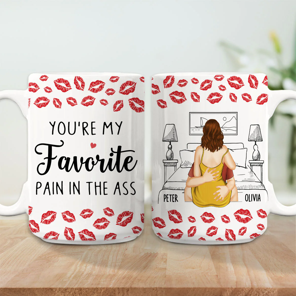 My Favourite Pain - Personalized Custom Coffee Mug - Image 5