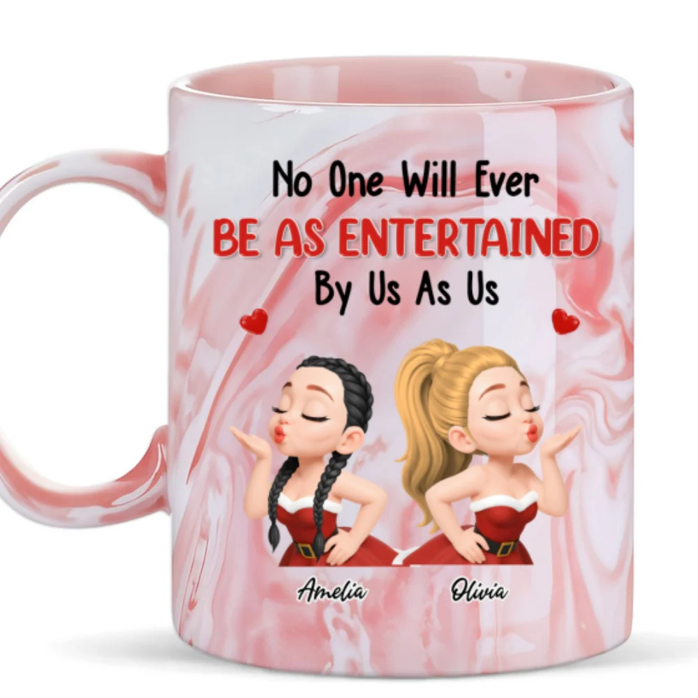 My Forever Goober - Personalized Custom Pink Marble Mug - Image 6