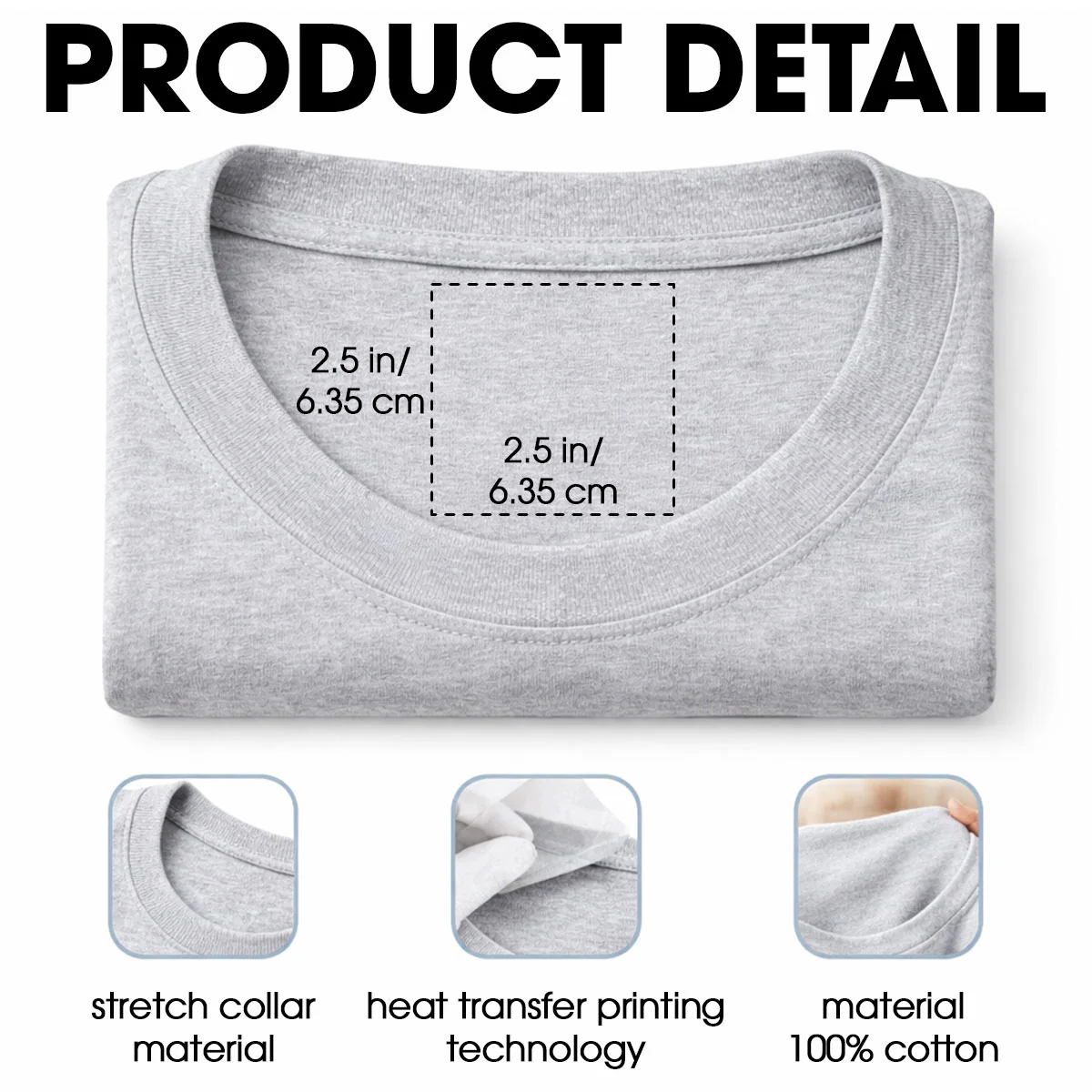 My Forever Love - Personalized Custom Inside Neck Print T-Shirt - Image 6