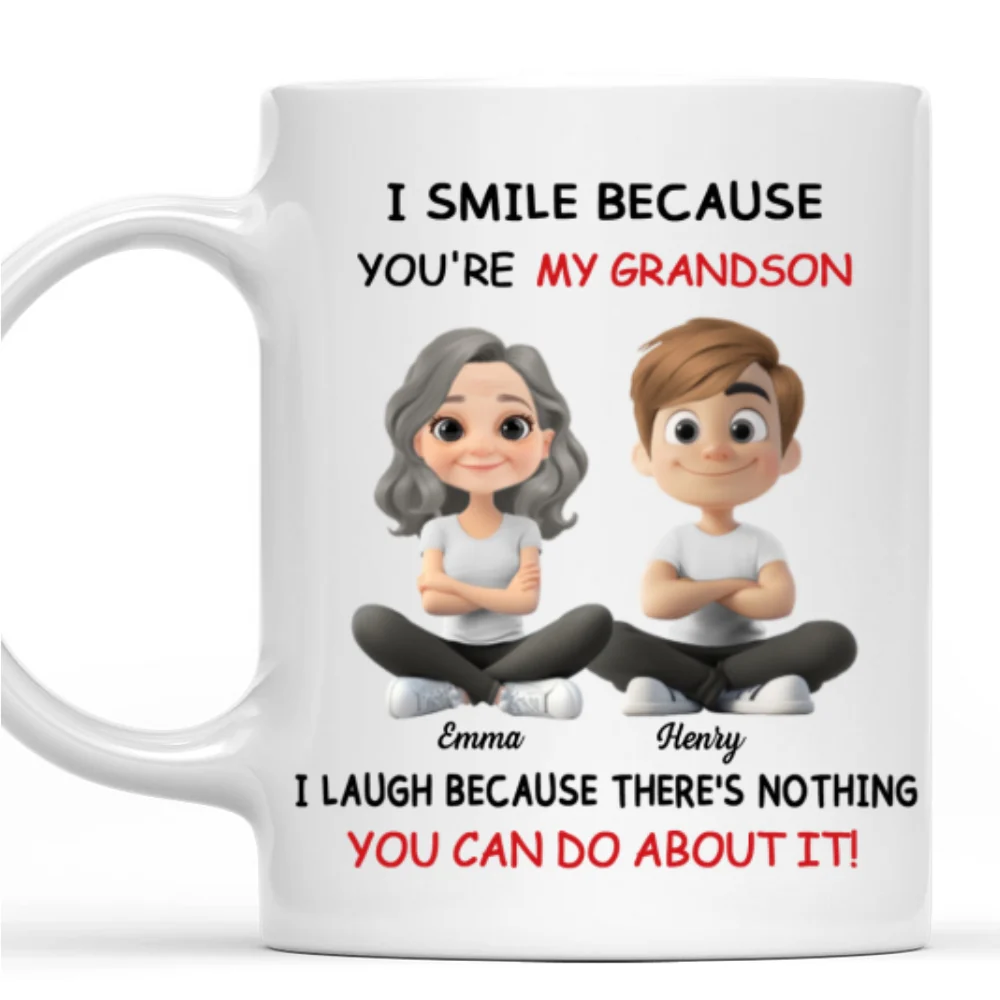 My Granddaughter - Personalized Custom Coffee Mug - Image 7