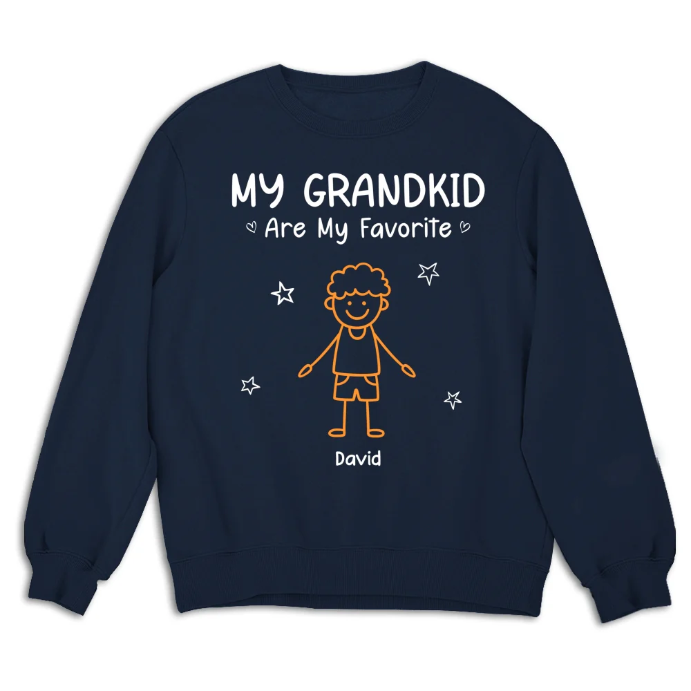 My Grandkids Are My Favorite - Personalized Custom Shirt - Image 15
