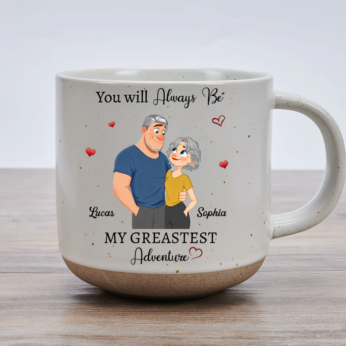 My Greatest Adventure - Personalized Custom Pottery Mug