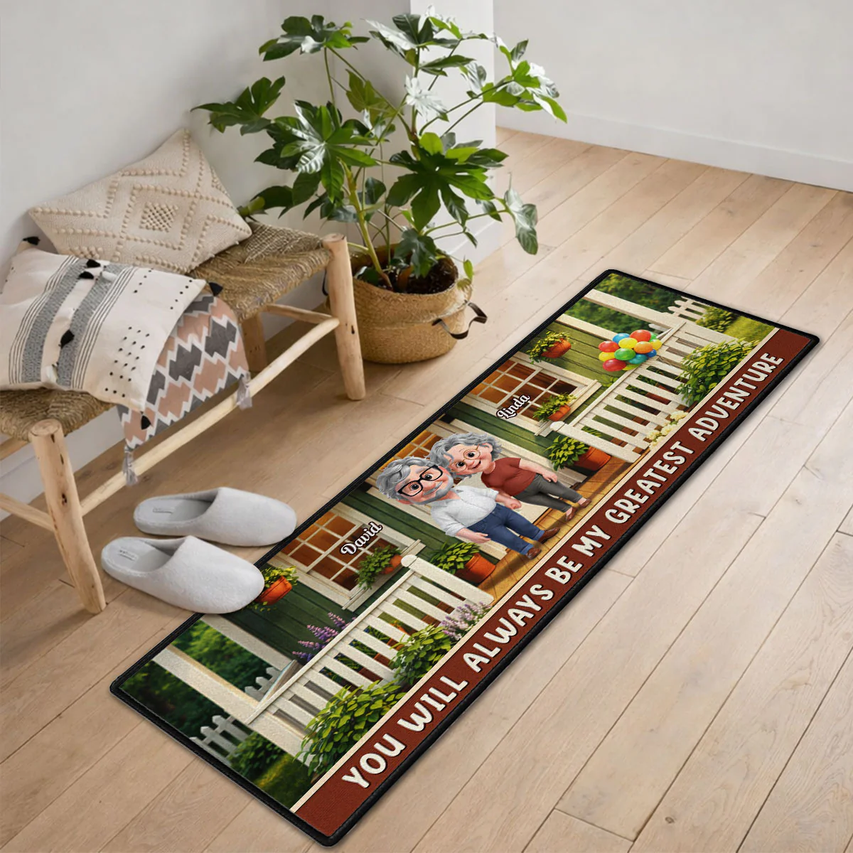 My Greatest Adventure - Personalized Custom Runner Rug - Image 4