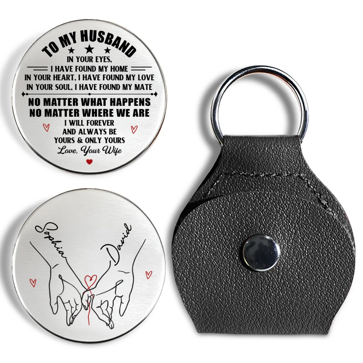 My Heart And Soul - Personalized Custom Pocket Hug - Image 6