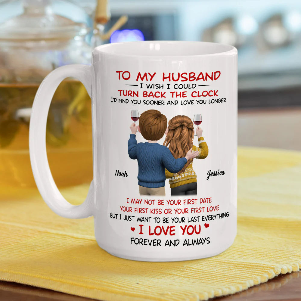 My Heart Belongs To You - Personalized Custom Coffee Mug - Image 4