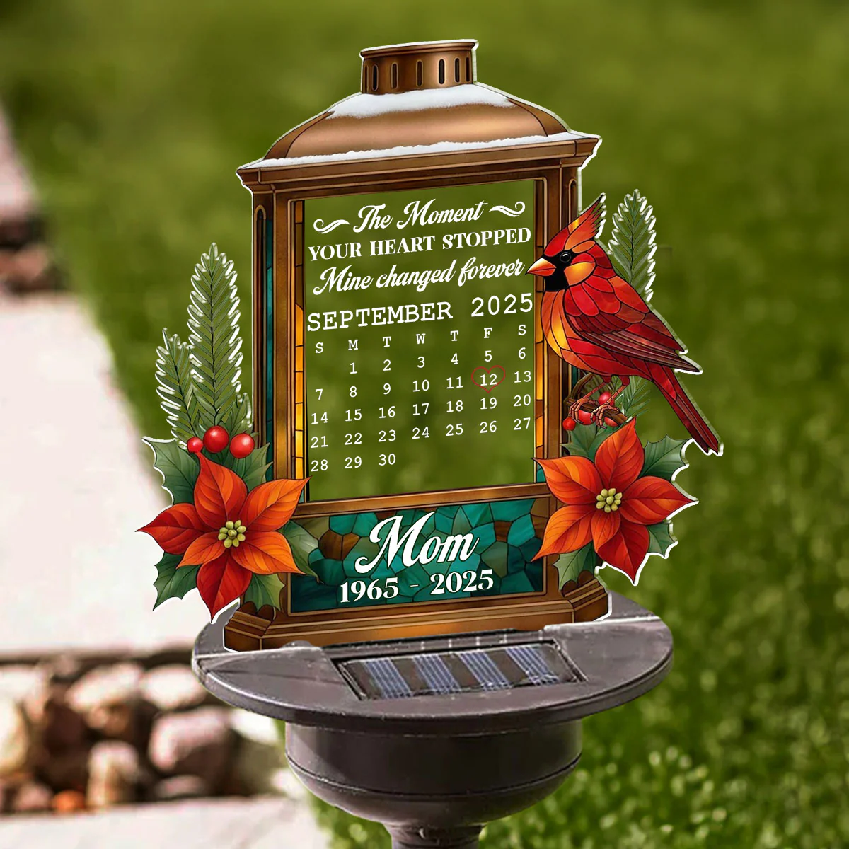 My Heart For You - Personalized Custom Solar Light - Image 4