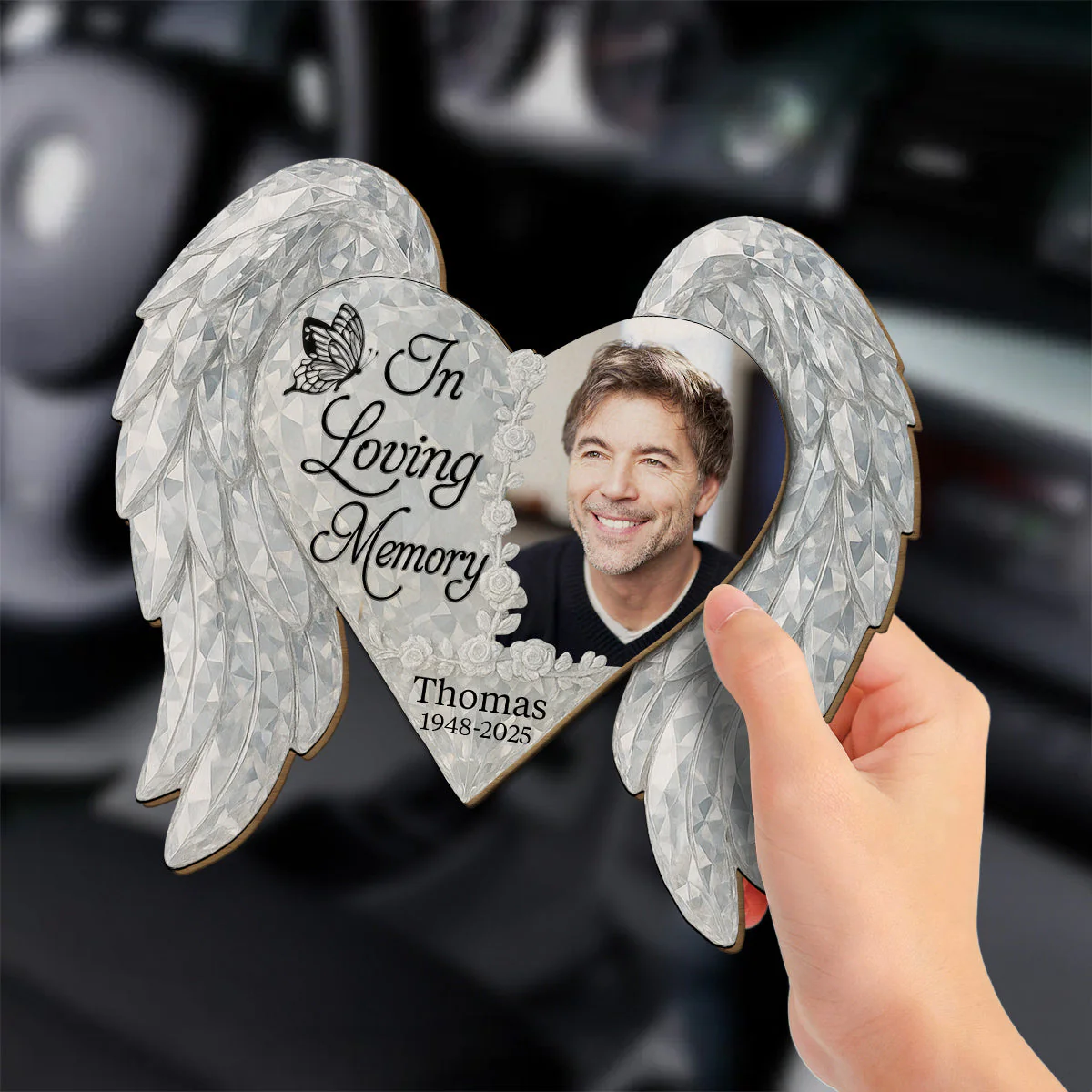 My Heart Still Loves You - Personalized Custom Car Visor Clip - Image 2