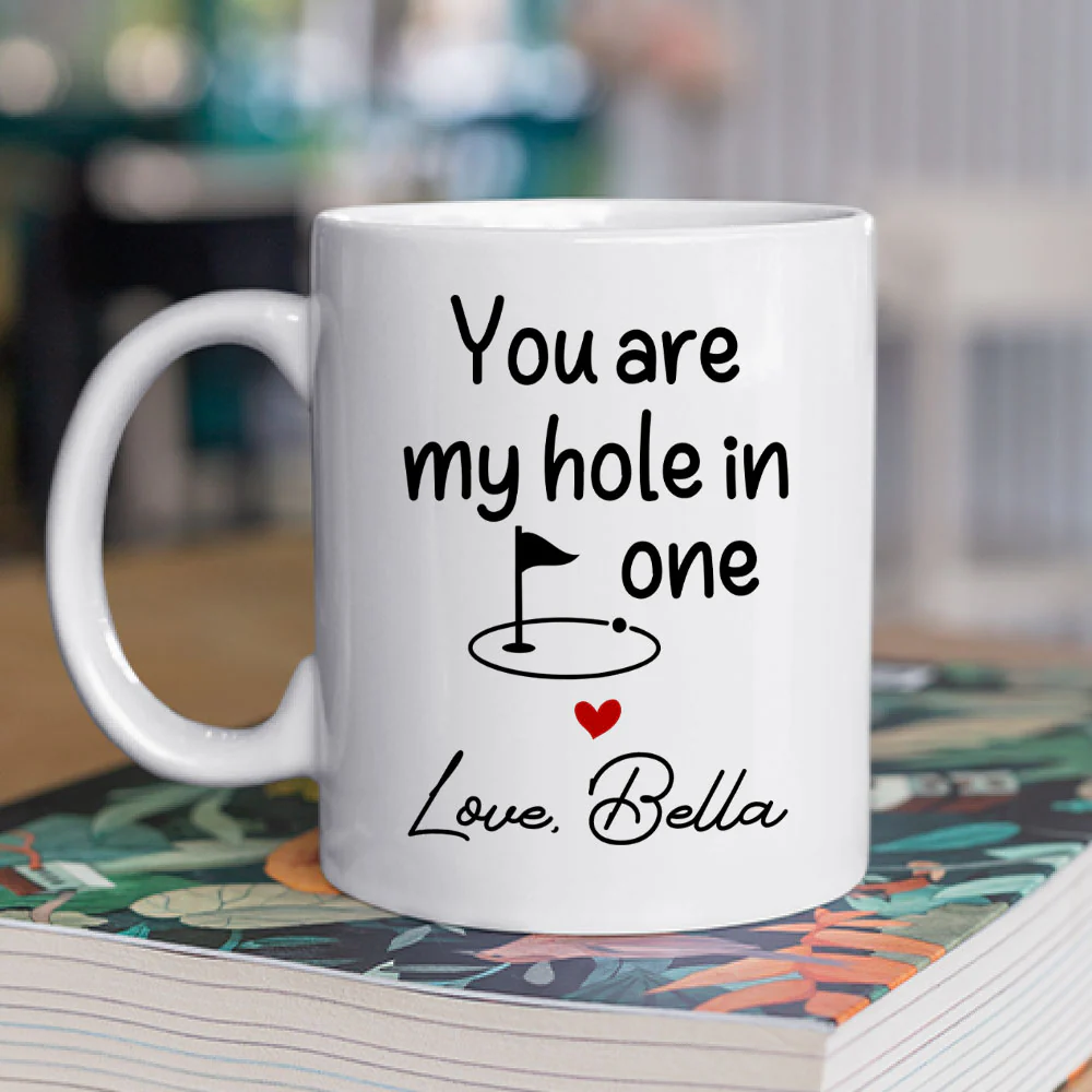 My Hole In One - Personalized Custom Coffee Mug - Image 2
