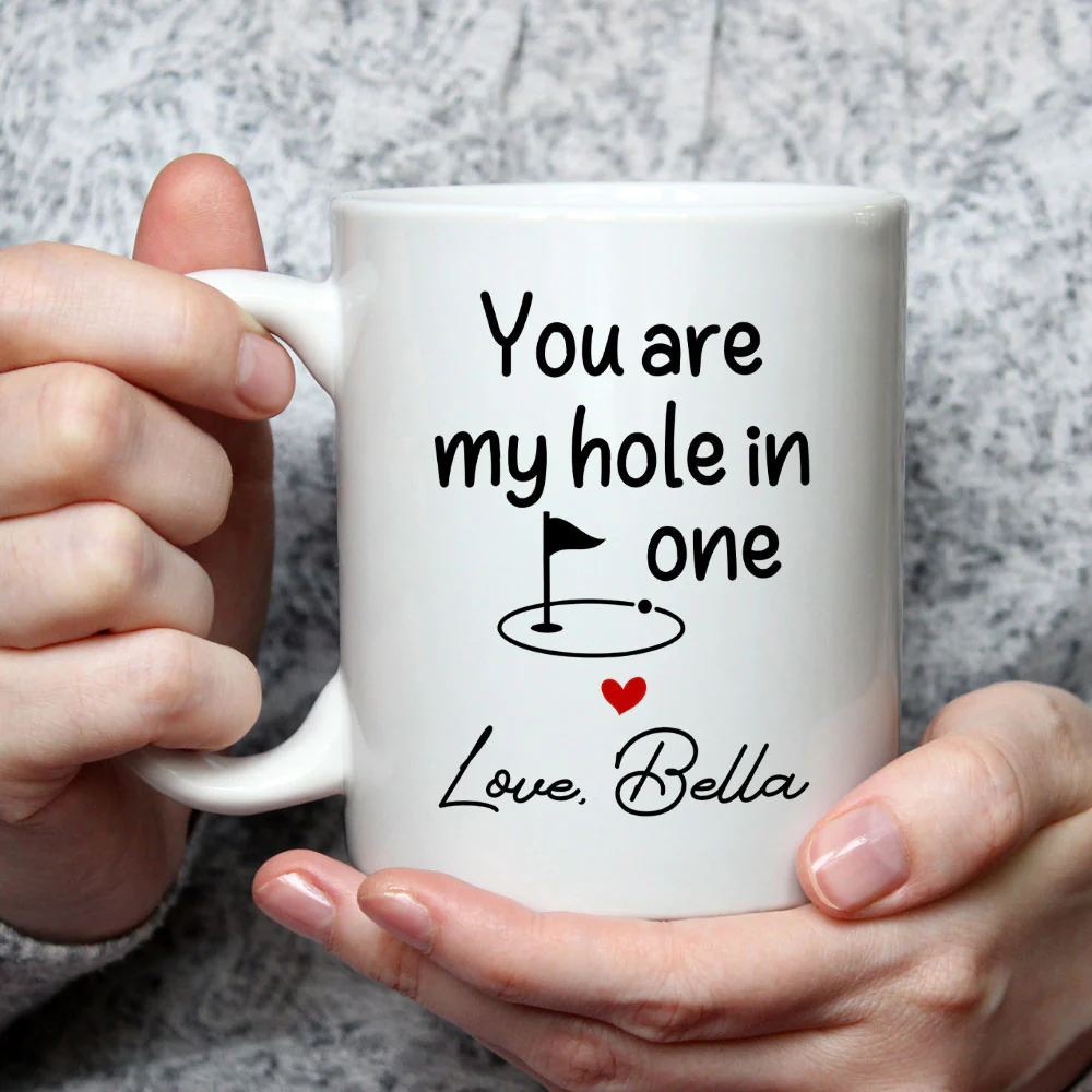 My Hole In One - Personalized Custom Coffee Mug - Image 3