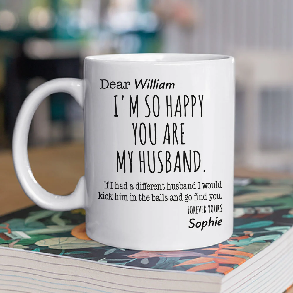 My Husband - Personalized Custom Coffee Mug - Image 2