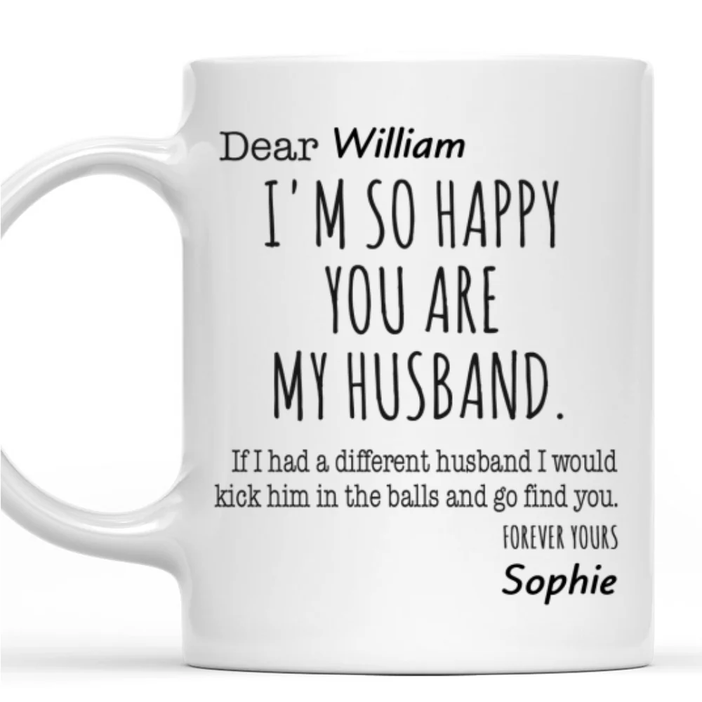 My Husband - Personalized Custom Coffee Mug - Image 6