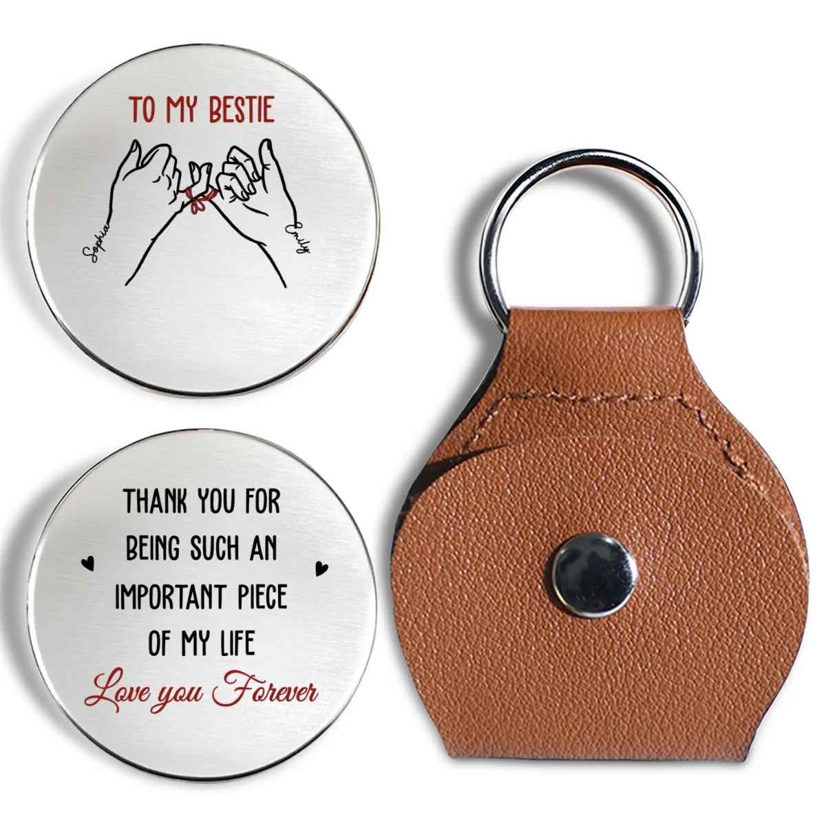 My Important Piece - Personalized Custom Pocket Hug - Image 6