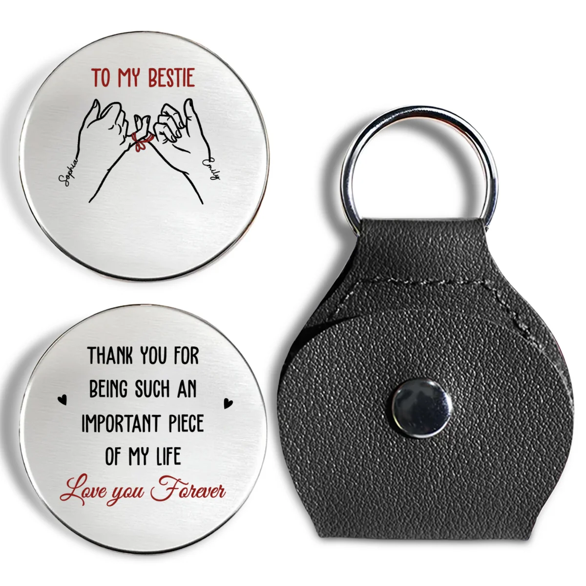 My Important Piece - Personalized Custom Pocket Hug - Image 7