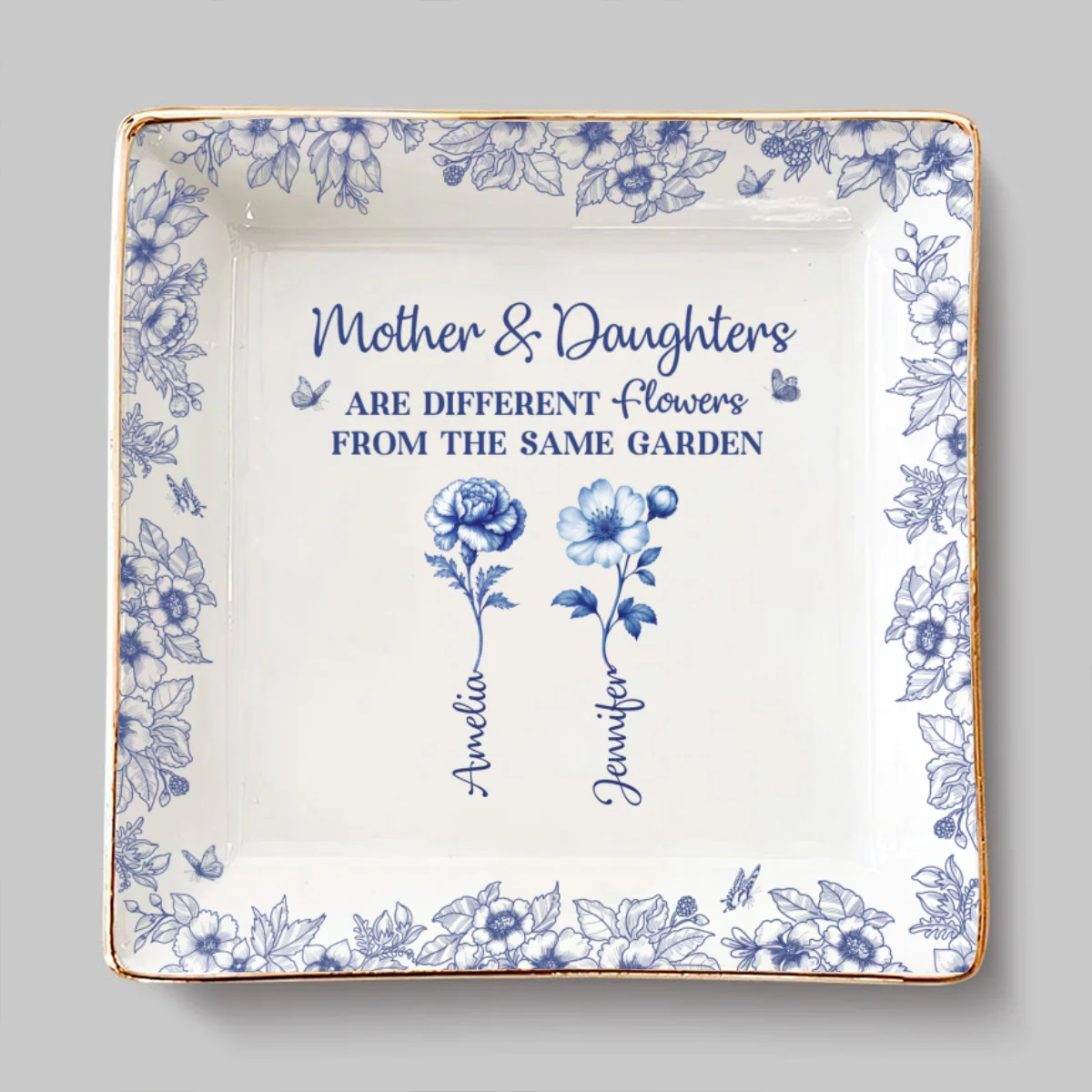 My Lovely Garden - Personalized Custom Jewelry Dish - Image 6