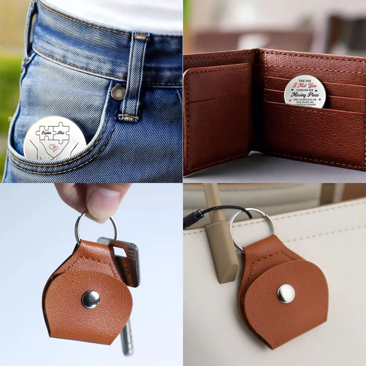 My Missing Piece - Personalized Custom Pocket Hug - Image 4