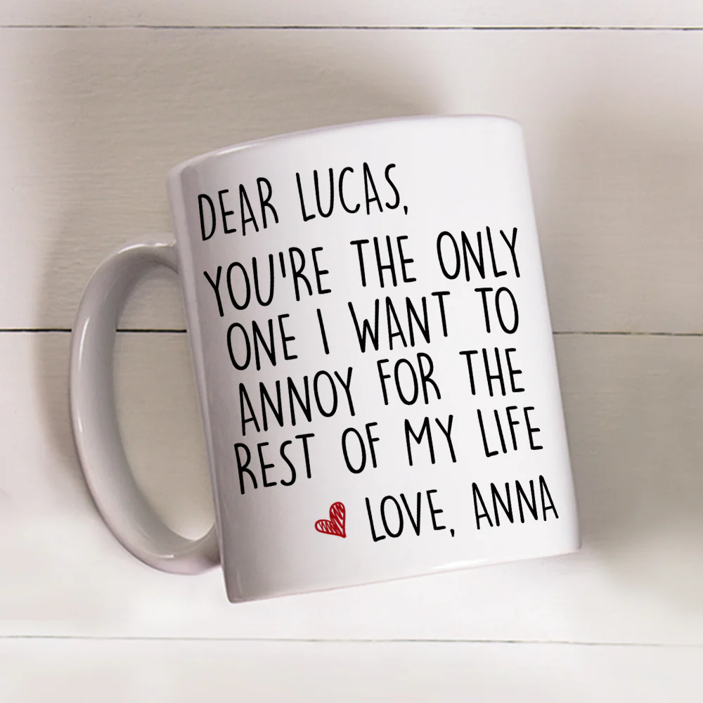 My Only One - Personalized Custom Coffee Mug - Image 6