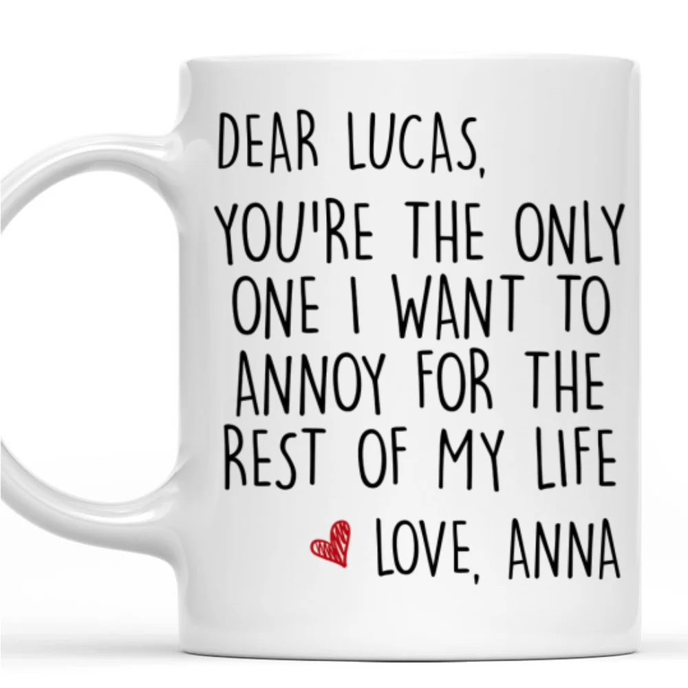 My Only One - Personalized Custom Coffee Mug - Image 8